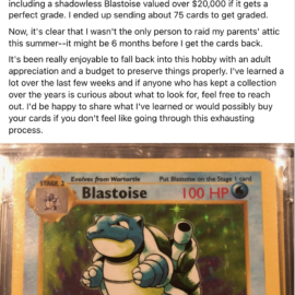 I Sent My Childhood Pokemon Collection to PSA
